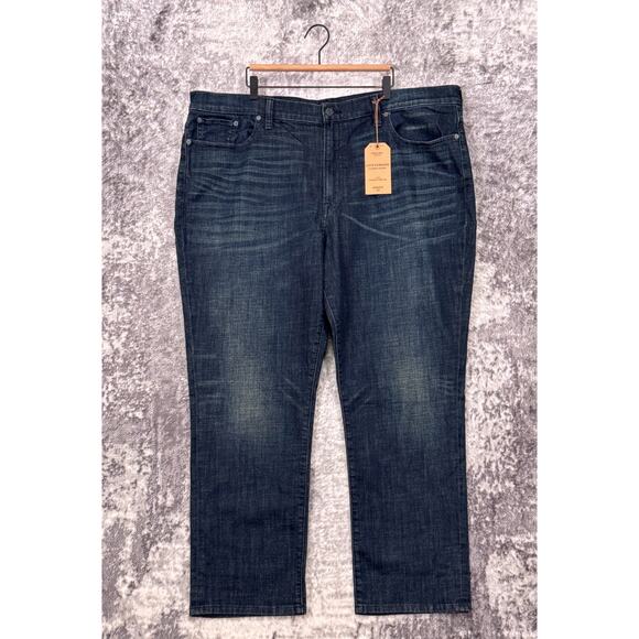 New Lucky Brand Jeans 48 x 31 Mens Athletic Fit Dark Wash Denim